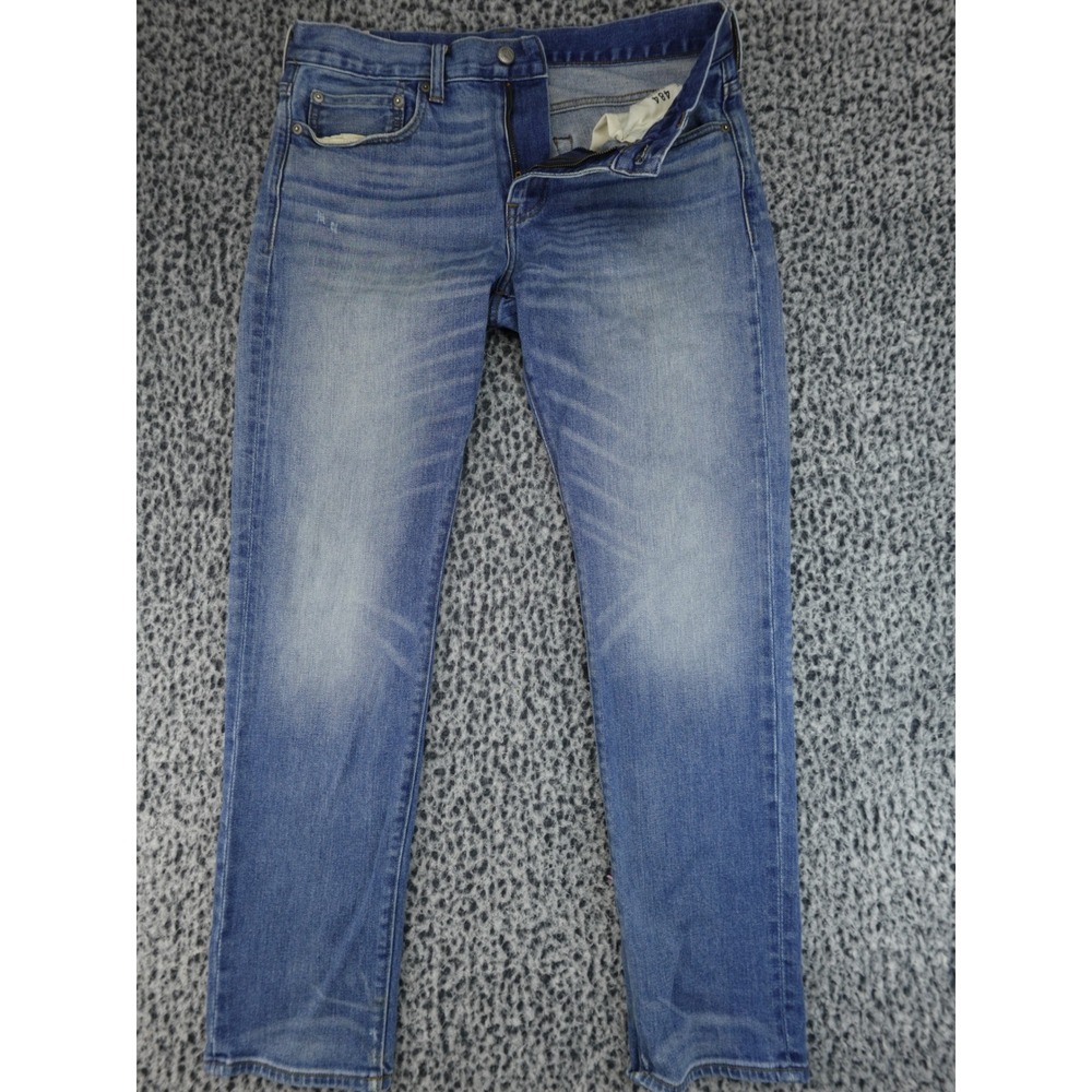 J.Crew 484 Slim Fit Jeans Mens 32x30 Blue Denim Medium Wash Distressed‎ 5-Pocket